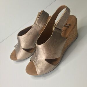 Clarks Collection Cushion Soft Wedge Sandal